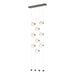 Hubbardton Forge - 139057-LED-STND-20-GG0668 - LED Pendant - Abacus - Natural Iron