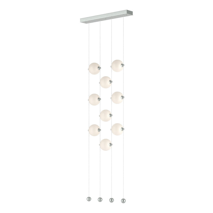 Hubbardton Forge - 139057-LED-STND-82-GG0668 - LED Pendant - Abacus - Vintage Platinum