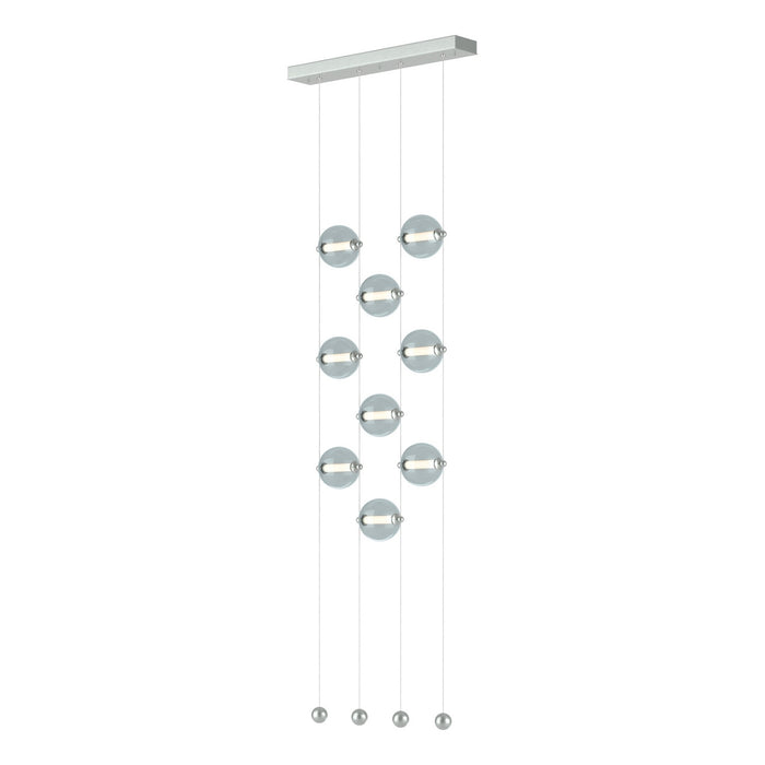 Hubbardton Forge - 139057-LED-STND-82-YL0668 - LED Pendant - Abacus - Vintage Platinum