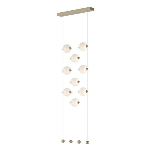 Abacus LED Pendant Soft Gold