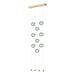Hubbardton Forge - 139057-LED-STND-86-YL0668 - LED Pendant - Abacus - Modern Brass