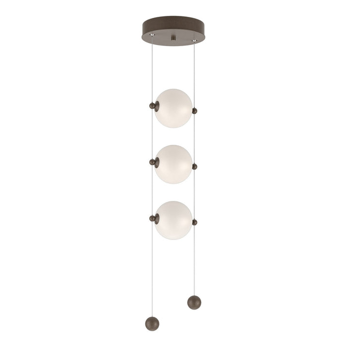 Hubbardton Forge - 139059-LED-STND-05-GG0668 - LED Pendant - Abacus - Bronze