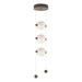 Hubbardton Forge - 139059-LED-STND-05-GG0668 - LED Pendant - Abacus - Bronze