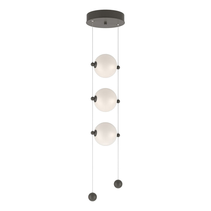 Hubbardton Forge - 139059-LED-STND-07-GG0668 - LED Pendant - Abacus - Dark Smoke