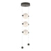 Hubbardton Forge - 139059-LED-STND-07-GG0668 - LED Pendant - Abacus - Dark Smoke