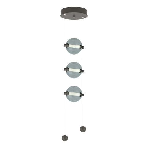 Abacus LED Pendant Dark Smoke