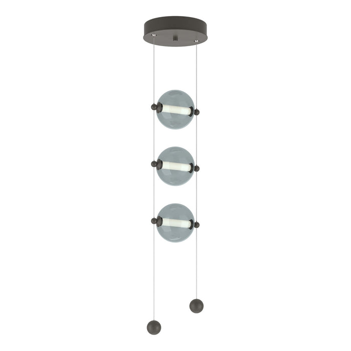Hubbardton Forge - 139059-LED-STND-07-YL0668 - LED Pendant - Abacus - Dark Smoke