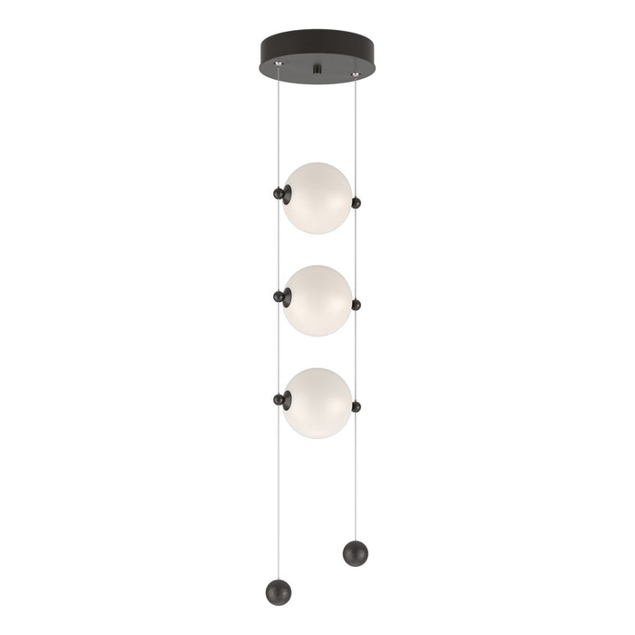 Hubbardton Forge - 139059-LED-STND-14-GG0668 - LED Pendant - Abacus - Oil Rubbed Bronze
