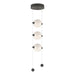 Hubbardton Forge - 139059-LED-STND-20-GG0668 - LED Pendant - Abacus - Natural Iron