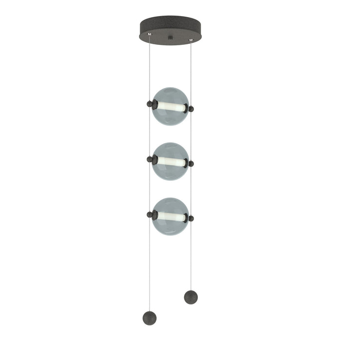 Hubbardton Forge - 139059-LED-STND-20-YL0668 - LED Pendant - Abacus - Natural Iron
