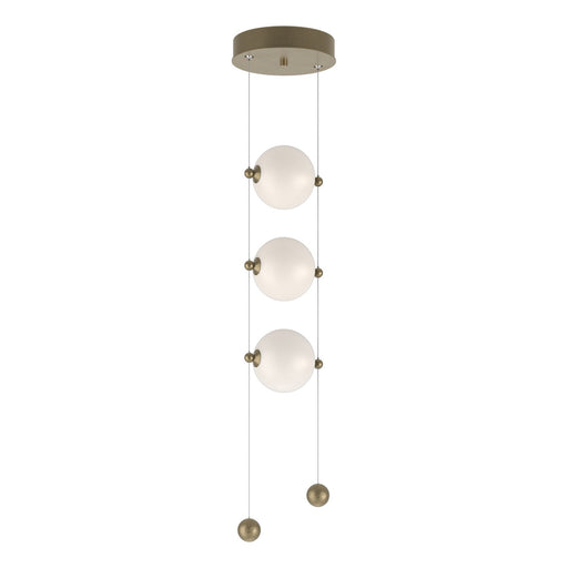 Abacus LED Pendant Soft Gold