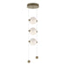 Hubbardton Forge - 139059-LED-STND-84-GG0668 - LED Pendant - Abacus - Soft Gold