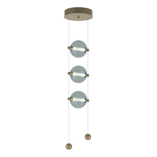 Abacus LED Pendant Soft Gold