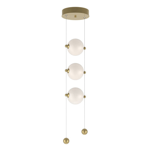 Abacus LED Pendant Modern Brass