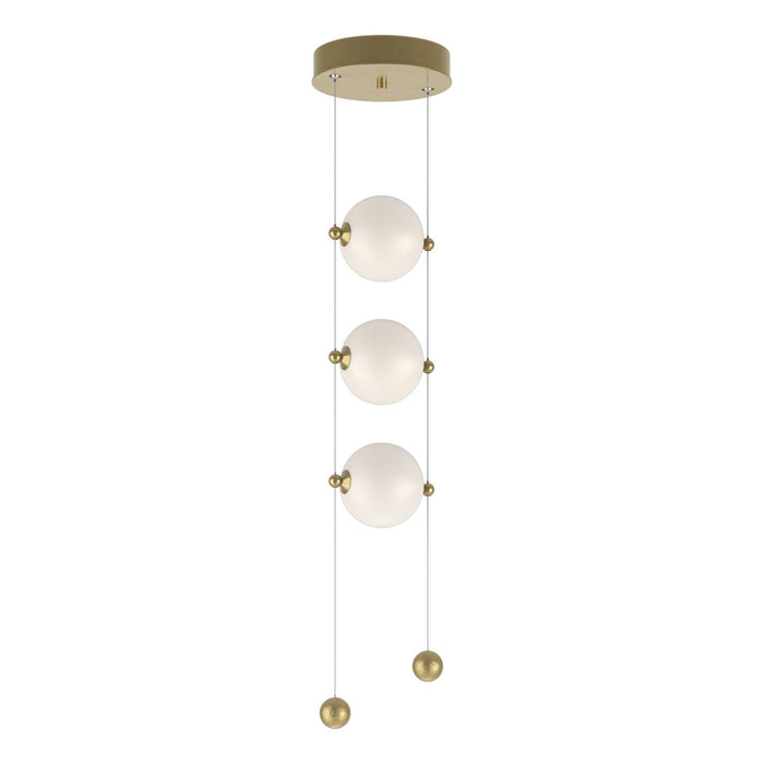 Hubbardton Forge - 139059-LED-STND-86-GG0668 - LED Pendant - Abacus - Modern Brass