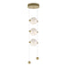 Hubbardton Forge - 139059-LED-STND-86-GG0668 - LED Pendant - Abacus - Modern Brass
