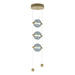 Hubbardton Forge - 139059-LED-STND-86-YL0668 - LED Pendant - Abacus - Modern Brass