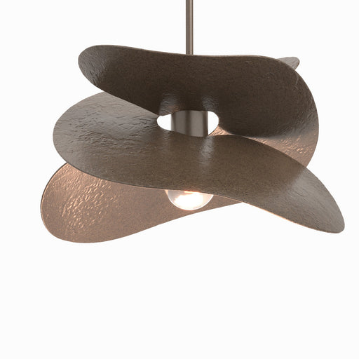 Hibiscus One Light Pendant Bronze