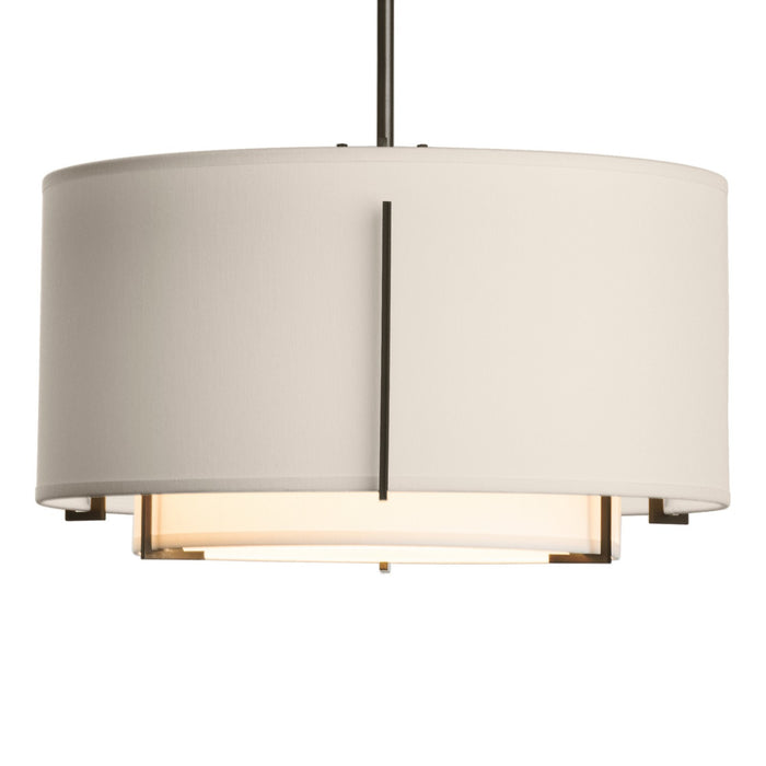 Hubbardton Forge - 139602-SKT-MULT-14-SF1099-SE1590 - One Light Pendant - Exos - Oil Rubbed Bronze