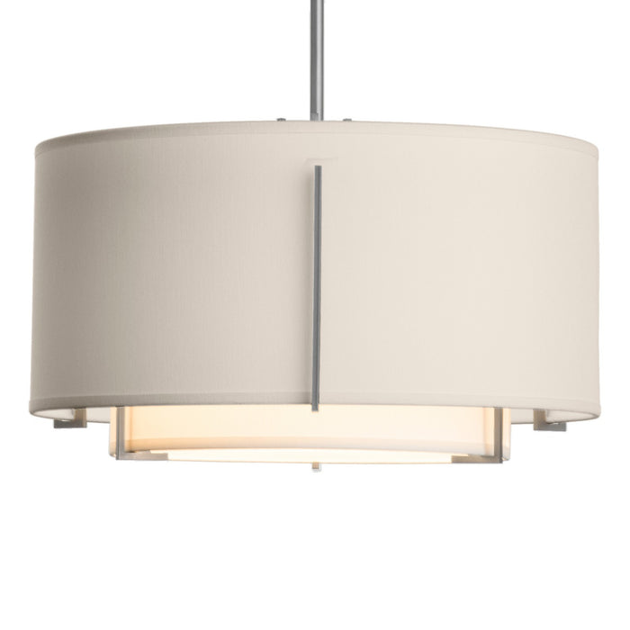 Hubbardton Forge - 139602-SKT-MULT-82-SF1099-SE1590 - One Light Pendant - Exos - Vintage Platinum