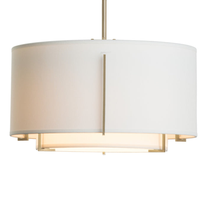 Hubbardton Forge - 139602-SKT-MULT-84-SF1099-SF1590 - One Light Pendant - Exos - Soft Gold