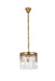 Elegant Lighting - 1208D12SG/RC - Three Light Pendant - Sydney - Satin Gold