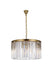 Elegant Lighting - 1208D26SG/RC - Eight Light Chandelier - Sydney - Satin Gold