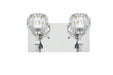 Elegant Lighting - 3509W11C - Two Light Wall Sconce - Graham - Chrome And Clear