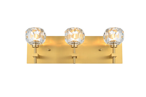 Elegant Lighting - 3509W18G - Three Light Wall Sconce - Graham - Gold And Clear