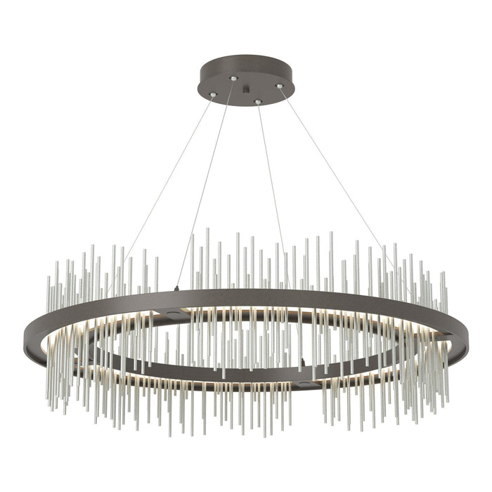 Hubbardton Forge - 139656-LED-STND-07-82 - LED Pendant - Gossamer - Dark Smoke