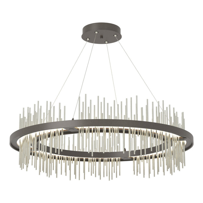 Hubbardton Forge - 139656-LED-STND-07-85 - LED Pendant - Gossamer - Dark Smoke