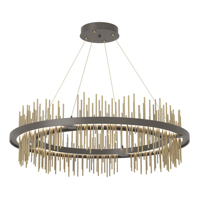 Hubbardton Forge - 139656-LED-STND-07-86 - LED Pendant - Gossamer - Dark Smoke