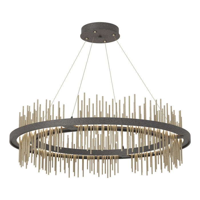 Hubbardton Forge - 139656-LED-STND-20-84 - LED Pendant - Gossamer - Natural Iron