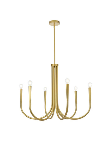 Layne Six Light Chandelier