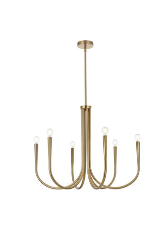 Layne Six Light Chandelier