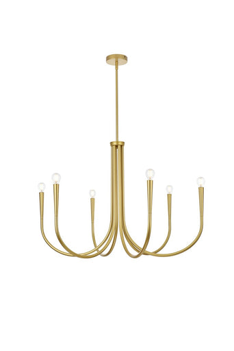 Layne Six Light Chandelier