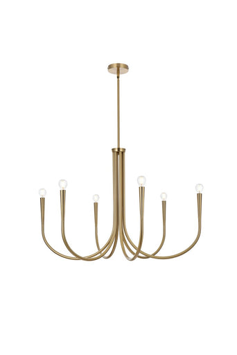 Layne Six Light Chandelier