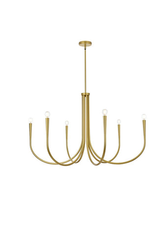 Layne Six Light Chandelier