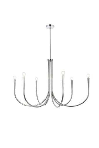 Layne Six Light Chandelier