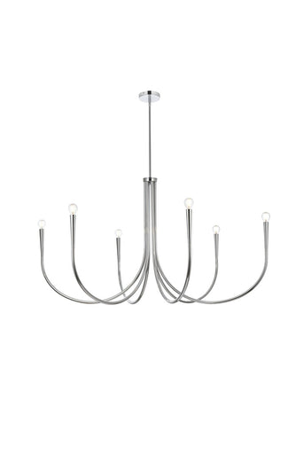 Layne Six Light Chandelier