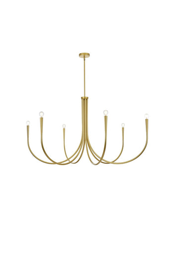 Layne Six Light Chandelier