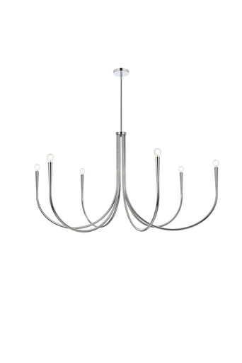 Layne Six Light Chandelier