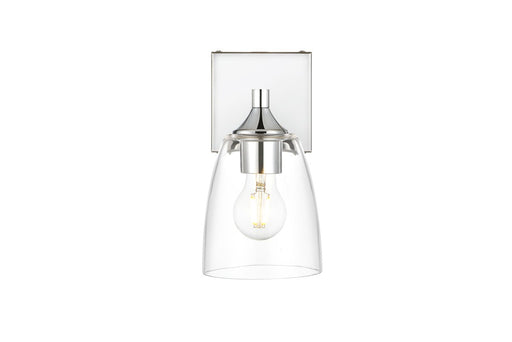 Elegant Lighting - LD7307W5CH - One Light Bath Sconce - Gianni - Chrome And Clear