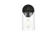 Elegant Lighting - LD7315W5BLK - One Light Bath Sconce - Mayson - Black And Clear
