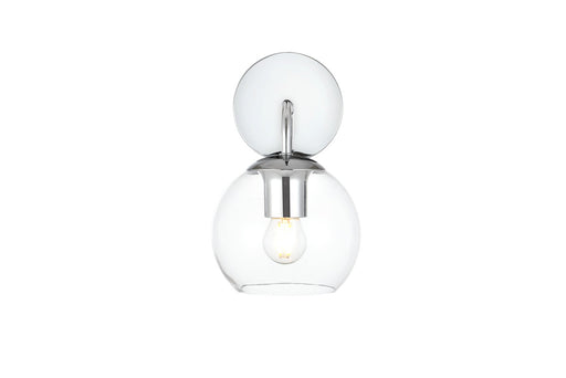 Elegant Lighting - LD7321W6CH - One Light Bath Sconce - Genesis - Chrome And Clear