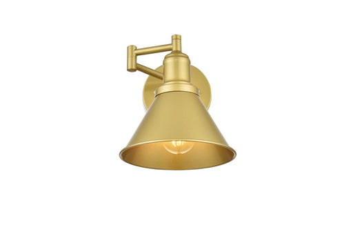 Elegant Lighting - LD7326W7BRA - One Light Swing Arm Wall Sconce - Judson - Brass