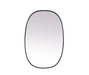 Elegant Lighting - MR2B2740BLK - Mirror - Brynn - Black