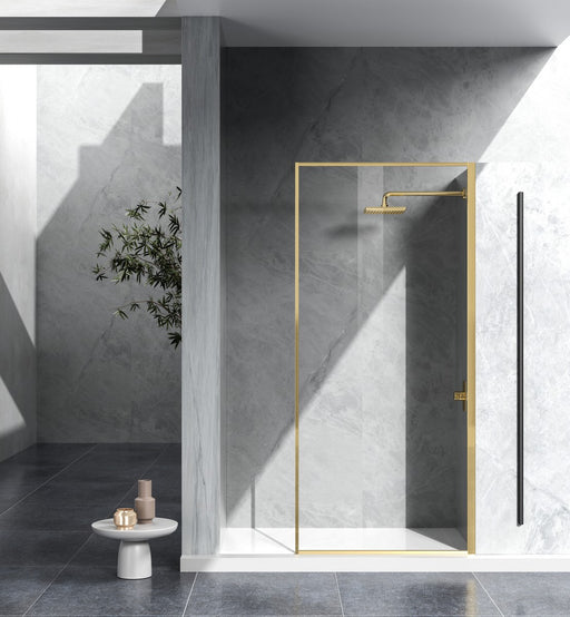 Elegant Lighting - SD188-3576BGD - Shower Door - Casen - Brushed Gold