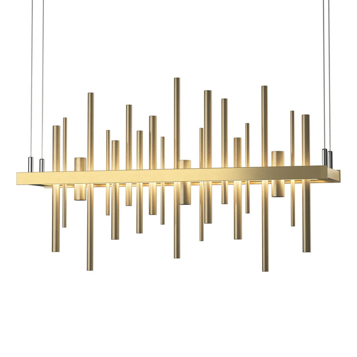 Hubbardton Forge - 139725-LED-STND-86-84 - LED Pendant - Cityscape - Modern Brass