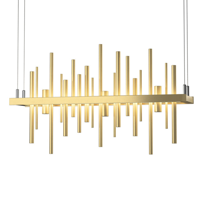 Hubbardton Forge - 139725-LED-STND-86-86 - LED Pendant - Cityscape - Modern Brass